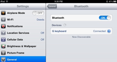 iPad-Bluetooth-screen-keyboard-connected