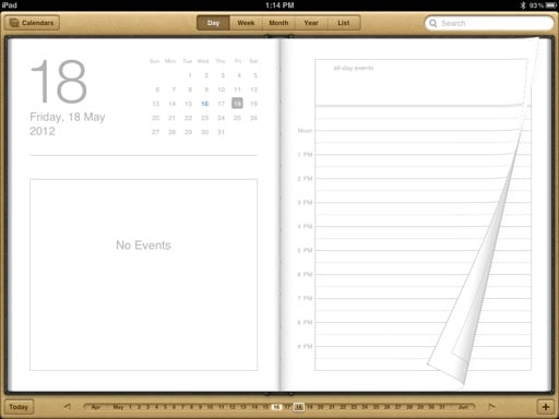 iPad-Calendar-Day-View-turn-page