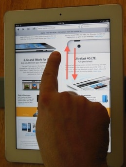 iPad-scrolling-within-app