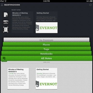 evernote best ipad apps